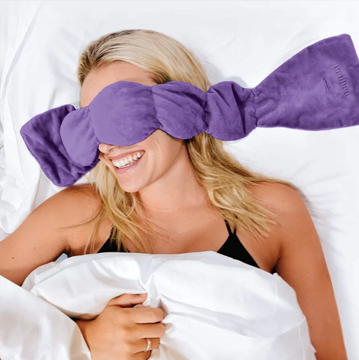 Masque De Nuit Innovant 2025 - Bandeau Sommeil En Soie - Noir - Adulte - Neuf Avec Emballage