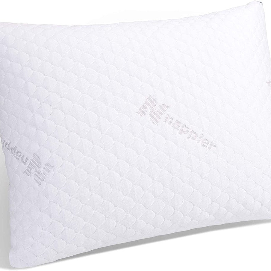 NAPPLER LUXURY ADJUSTABLE SHREDDED MEMORY FOAM PILLOW