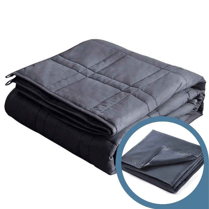 Premium Cooling Weighted Bamboo Blanket Therapy Set 3.0 - Iced Bamboo Comfort - BETTER SLEEP - Canada's Premium Weighted Blanket