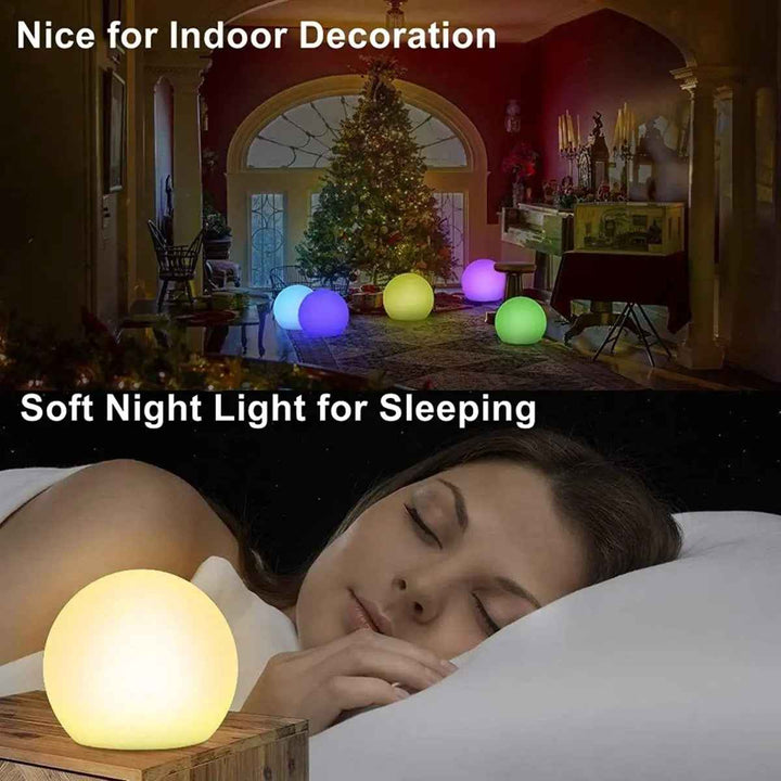 ROUND AMBIENT MOOD LIGHTS - BETTER SLEEP - Canada's Premium Weighted Blanket