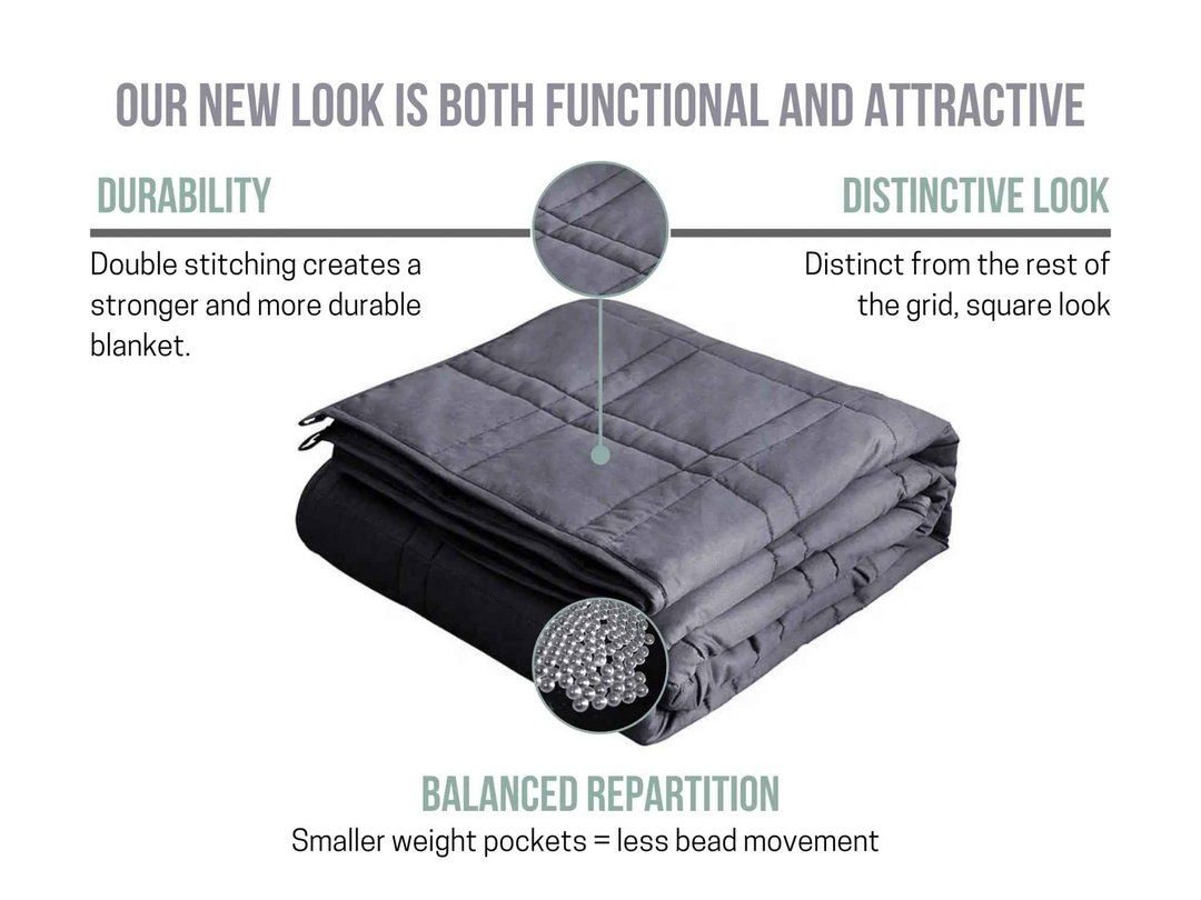 WEIGHTED BLANKET PREMIUM - Best Seller Weighted Blanket for Ultimate Comfort and Relaxation - BETTER SLEEP - Canada's Premium Weighted Blanket