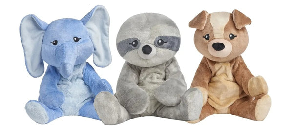 Hugimals™ Weighted Stuffed Animal - Calming weighted hugs for kids, teens and adults - Sam The Sloth -