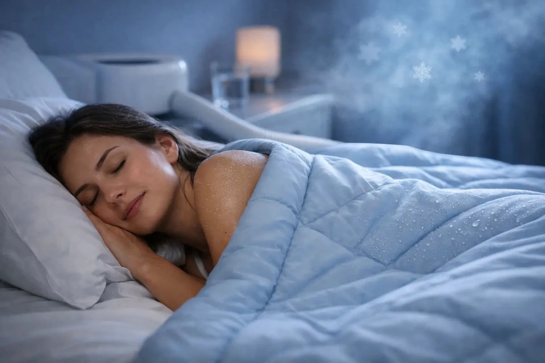 Can Cooling Blankets Help Night Sweats? - BETTER SLEEP - Canada's Premium Weighted Blanket