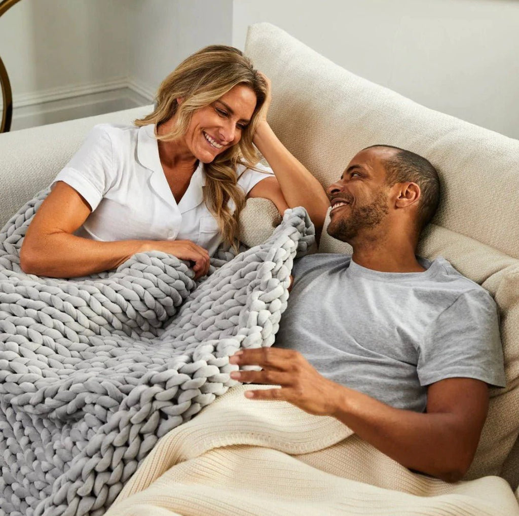 How to Have a Peaceful Night's Sleep with the Use of a Hand-Knitted Weighted blanket - BETTER SLEEP - Canada's Premium Weighted Blanket