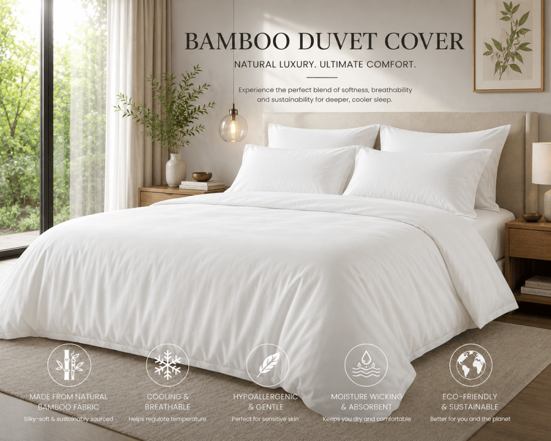 100% BAMBOO COOLING WEIGHTED BLANKET DUVET COVER - Twin 48x72 -Grey