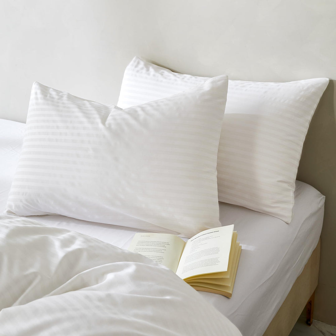 NEW! Cloud Stripe 100% Cotton Duvet Cover Set