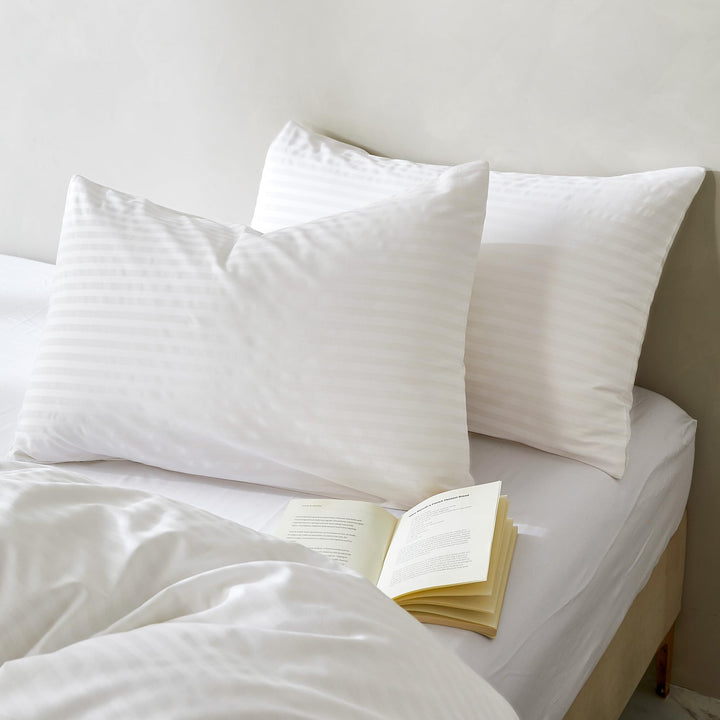 NEW! Cloud Stripe 100% Cotton Duvet Cover Set