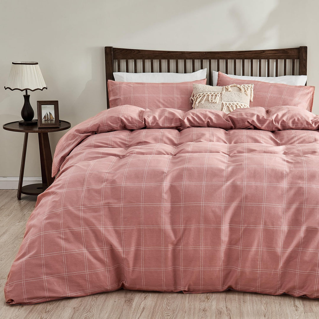 NEW! Cloud Stripe 100% Cotton Duvet Cover Set