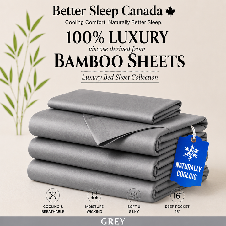 Better Sleep Cooling Bamboo Sheets – 100% Bamboo for Hot Sleepers