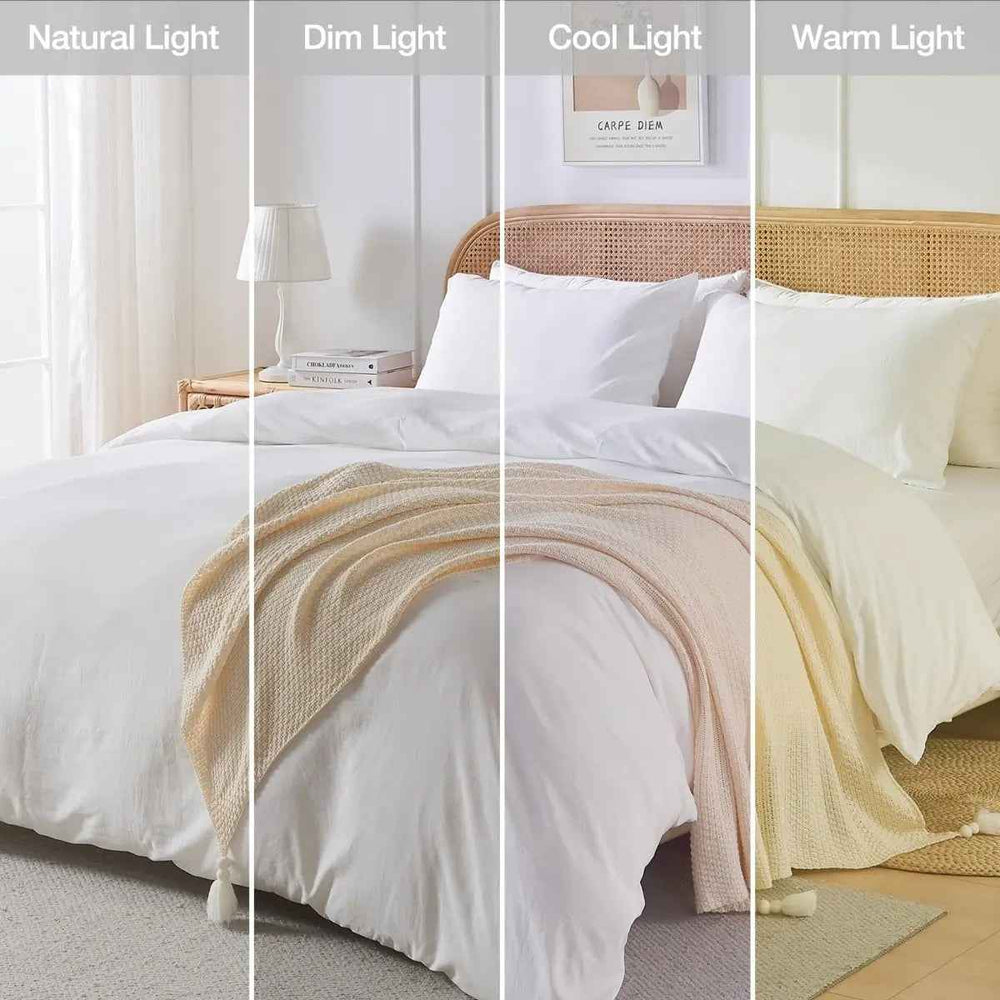 New! Cooling Weighted Blanket Cover, Bamboo Weighted Blanket Cover For Hot Sleeper
