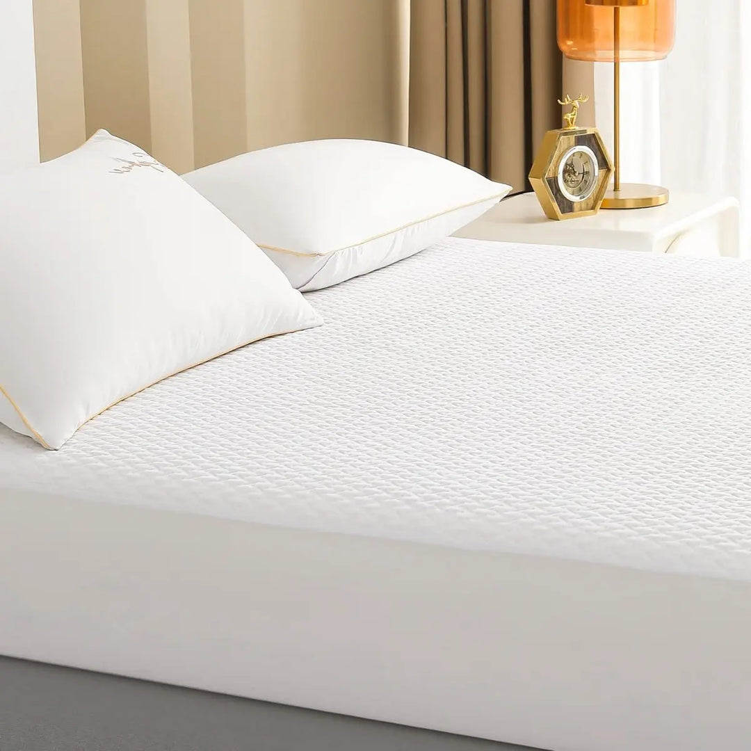 Nouveau ! Protège-matelas rafraîchissante imperméable respirante | silencieuse | Deep Pocket Fit - Twin - 
