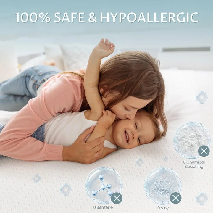 New! Waterproof Cooling Mattress Protector Breathable | Noiseless | Deep Pocket Fit - Twin - 