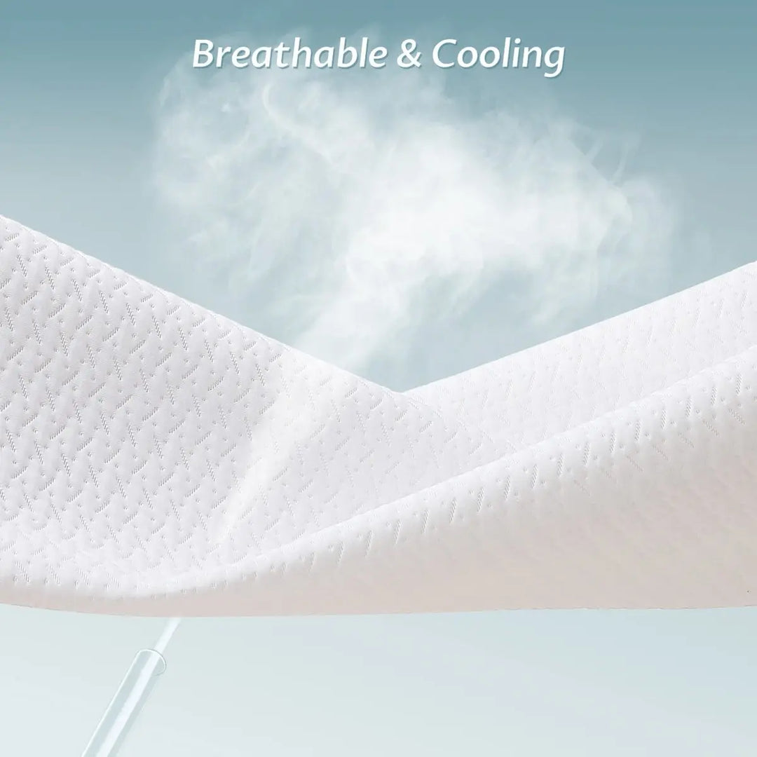 New! Waterproof Cooling Mattress Protector Breathable | Noiseless | Deep Pocket Fit - Twin - 