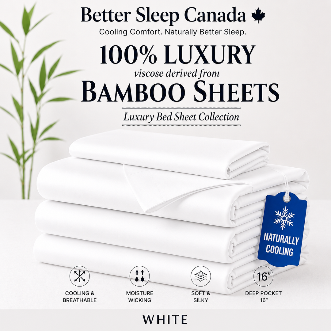 Better Sleep Cooling Bamboo Sheets – 100% Bamboo for Hot Sleepers