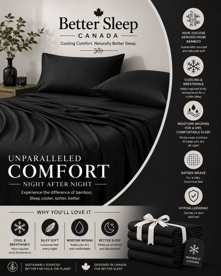Better Sleep Cooling Bamboo Sheets – 100% Bamboo for Hot Sleepers - Twin - Light plum