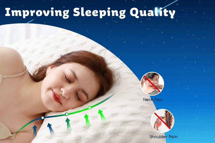 Cooling Side Sleeper Pillow for Neck and Shoulder - Queen 20'' x 30'' - Single Pillow