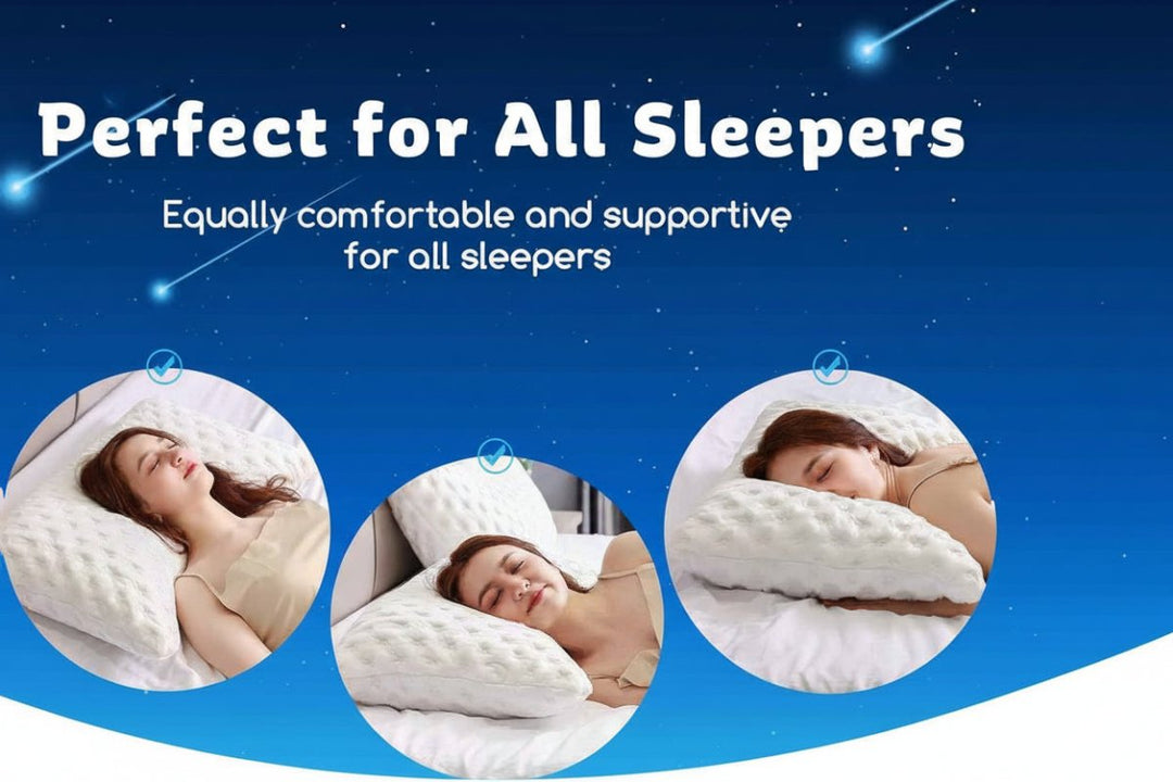 Cooling Side Sleeper Pillow for Neck and Shoulder - Queen 20'' x 30'' - Single Pillow