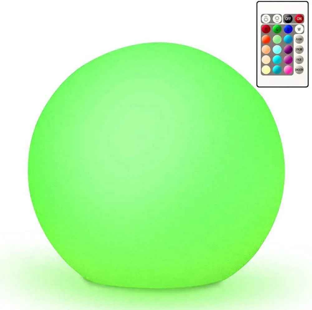 LED Color-Changing Globe Light | Waterproof Rechargeable Orb for Decor ...