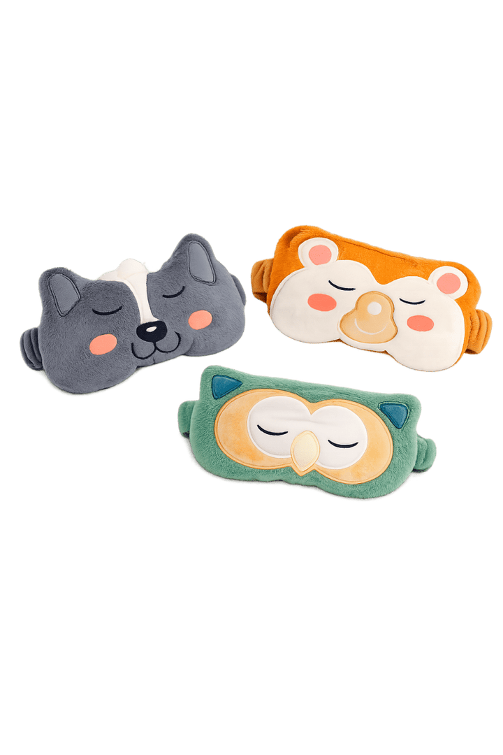 NEW! Manimo® Sleepies™ Sleep Mask – Calming Light - Blocking Mask for Kids - Zigzag the Owl - 