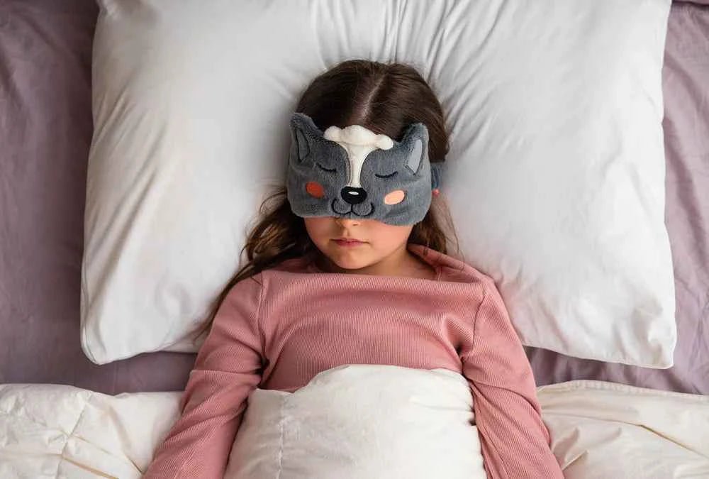 NEW! Manimo® Sleepies™ Sleep Mask – Calming Light - Blocking Mask for Kids - Zigzag the Owl - 