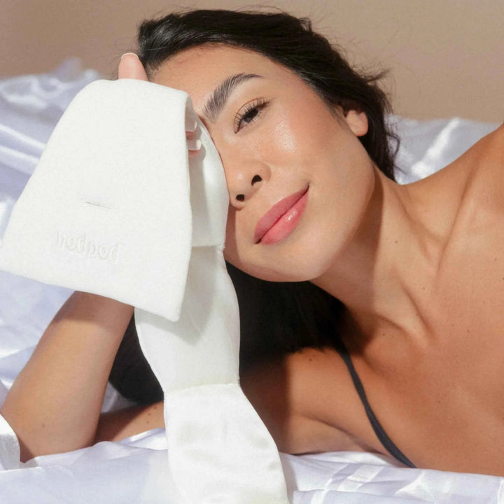 NEW ! NODPOD Mineralized Silk™ Sleep Mask - Pearl - 