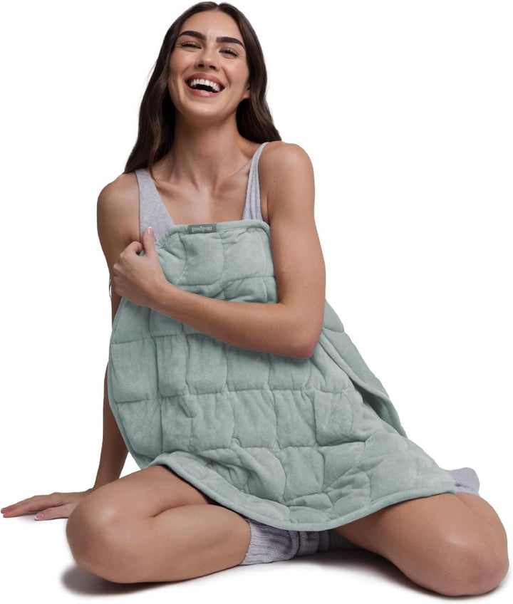 Nodpod Body - Compact Weighted Blanket I Perfect for Relaxation, Sleeping & Travel - Sauge - 