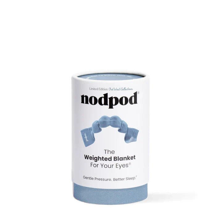 NODPOD® WEIGHTED SLEEP MASKS - New! Blue Jean - Out West Collection -