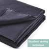 Cooling Weighted Blanket Cover - 100% Natural Cotton - Twin/Full - 60'' x 80'' - Grey -Grey