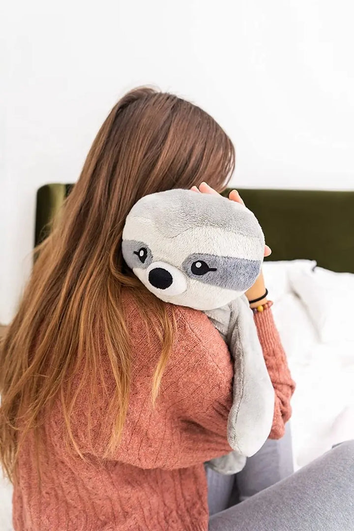 Hugimals™ Weighted Stuffed Animal - Calming weighted hugs for kids, teens and adults - Sam The Sloth -