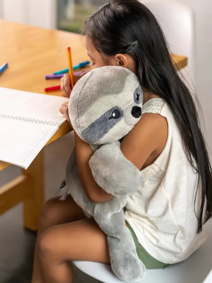 Hugimals™ Weighted Stuffed Animal - Calming weighted hugs for kids, teens and adults - Sam The Sloth -