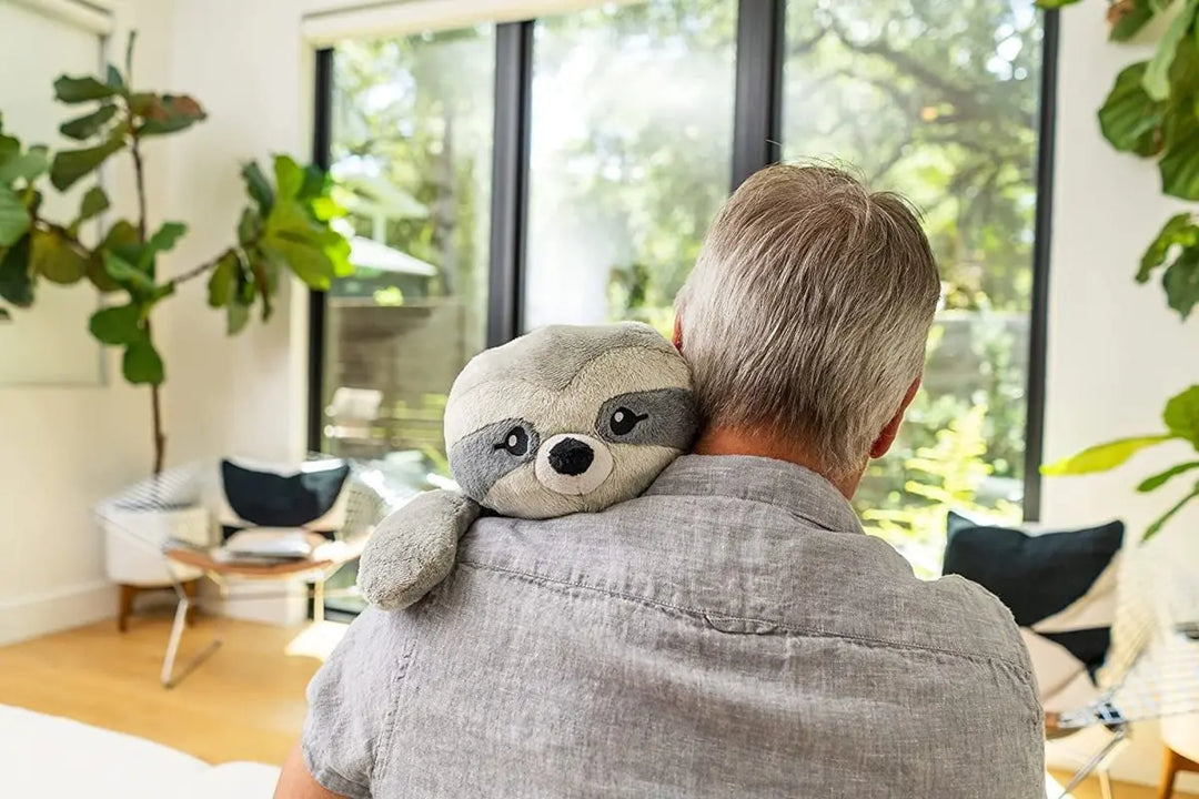 Hugimals™ Weighted Stuffed Animal - Calming weighted hugs for kids, teens and adults - Sam The Sloth -
