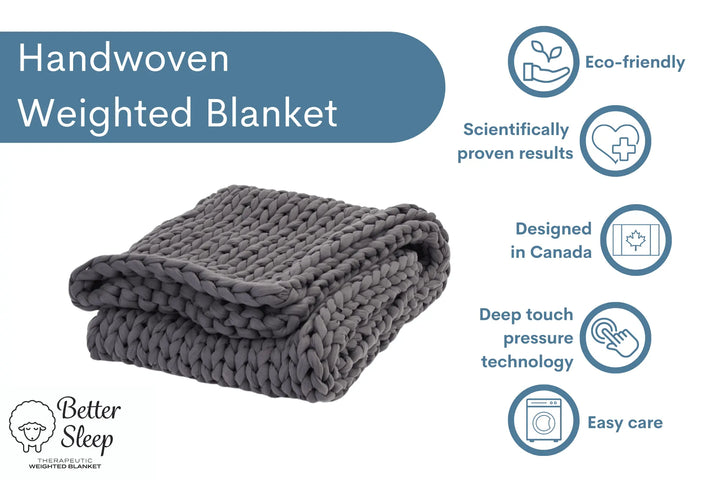 KNIT COUVERTURE LESTÉE APAISANTE - rafraîchissante Couverture lestée apaisante made from Organic coton - 42x72 15 lbs ou 60x80 20 lbs - Plusieurs couleurs disponibles - BLANC -42'' x 72''15 lbs