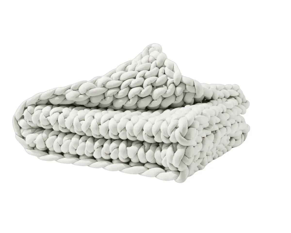 Knitted Weighted Blanket for Better Sleep | Comfortable & Cozy