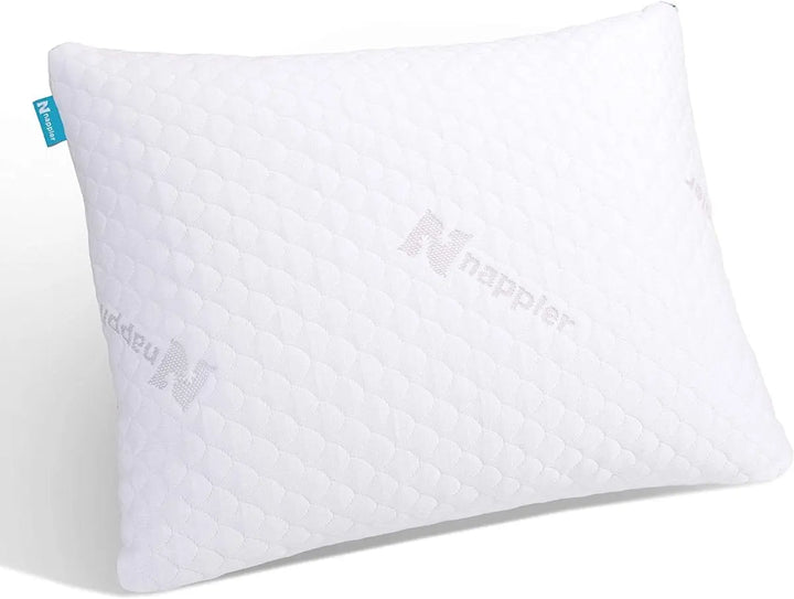 Nappler Luxury Adjustable Shredded Memory Foam Pillow (Queen) - 1 x Queen -