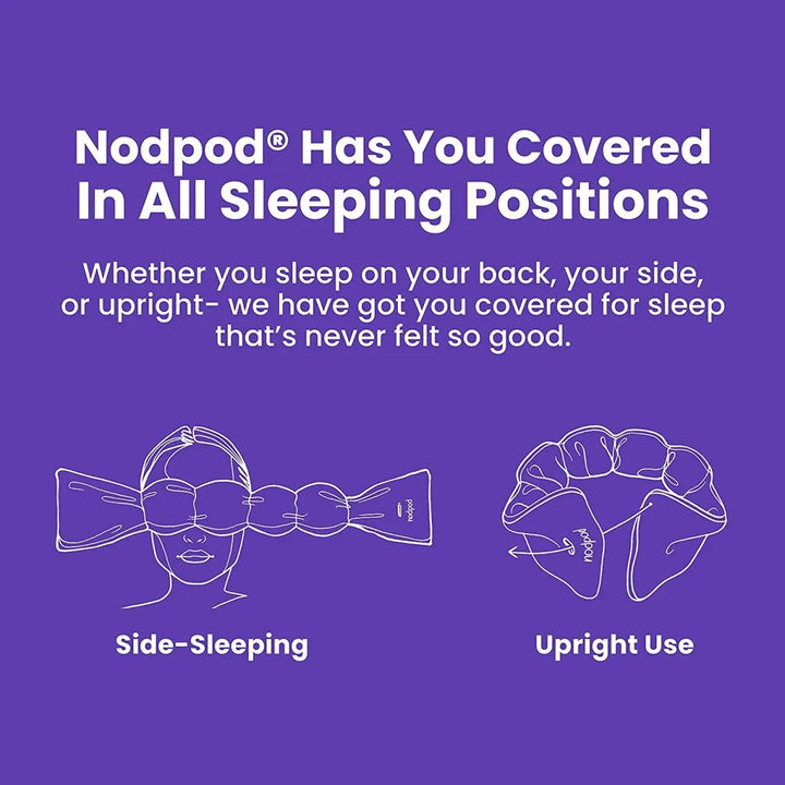 Nouveau ! NODPOD® - Masques de sommeil lestés - La Couverture lestée apaisante pour vos yeux® - Blush Pink -
