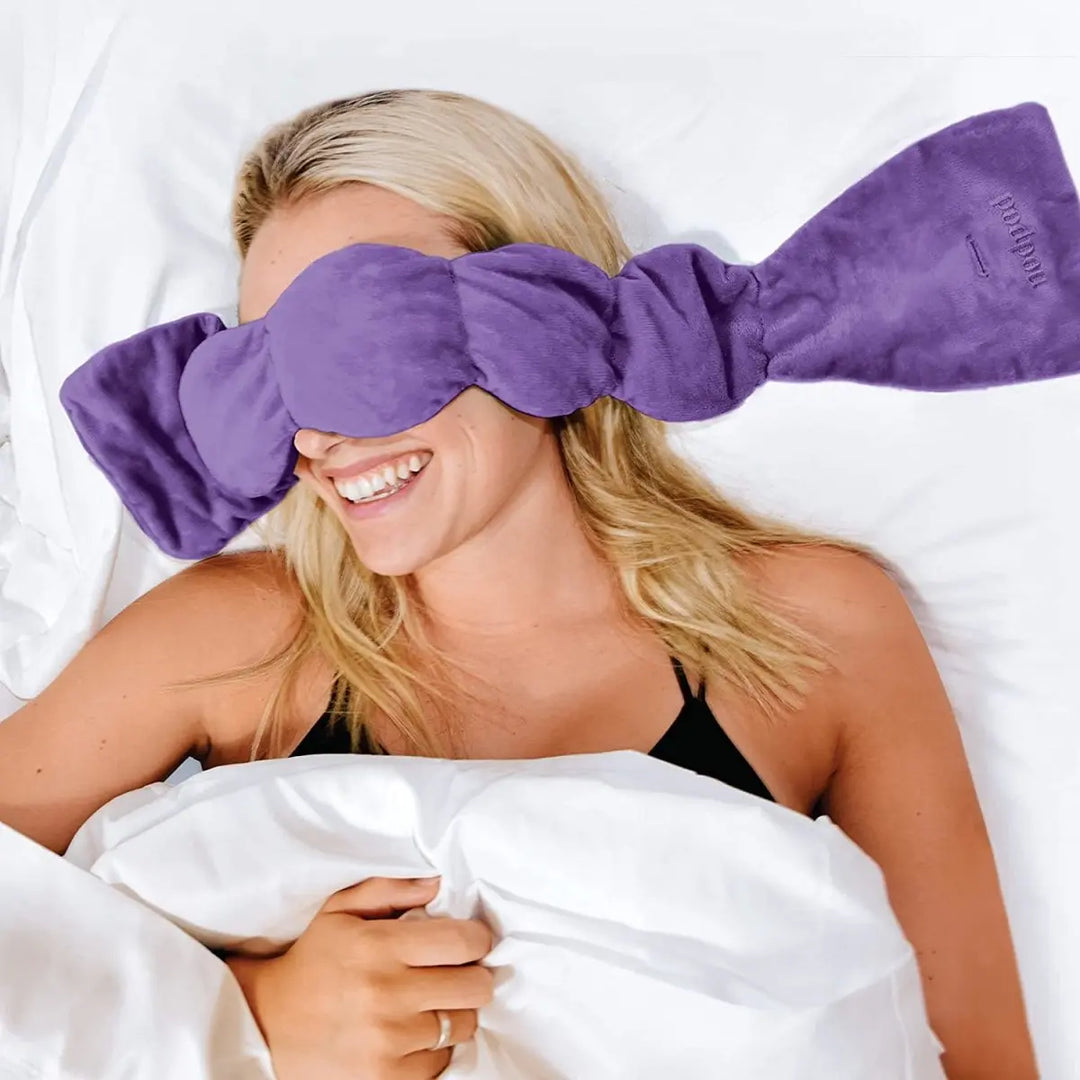 Nouveau ! NODPOD® - Masques de sommeil lestés - La Couverture lestée apaisante pour vos yeux® - Blush Pink -