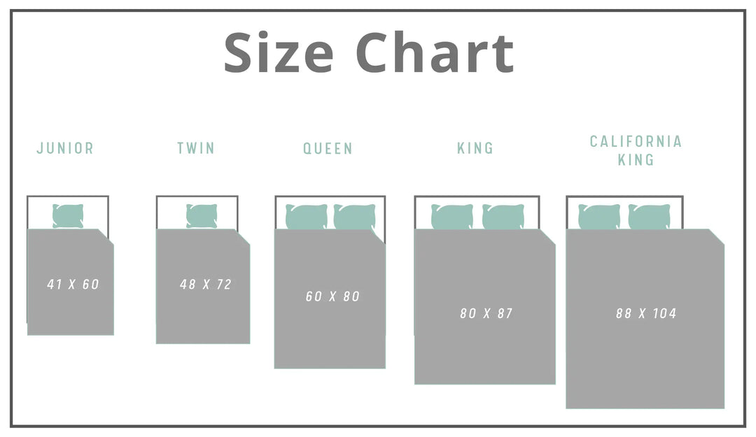 PREMIUM SET FOR CHILLY SLEEPERS - Grey -Twin - 48'' x 72'' (15 lbs)