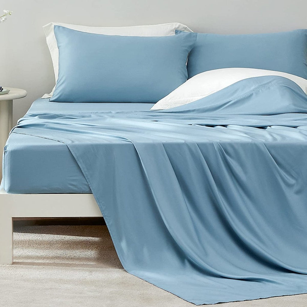 Queen bamboo cooling bed sheets with pillowcase: only happy clients