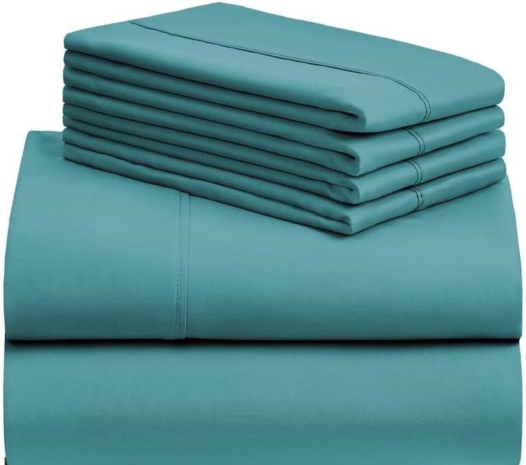 BETTER SLEEP 100% BAMBOO COOLING SHEETS AND PILLOWCASE SET - Twin -Teal