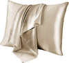 NEW! Better Sleep Silk Pillowcase - Get Younger While You Sleep! - Queen (20''x30'') X 1 -Apricot