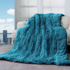 New! Sherpa Faux Fur Weighted Blanket - 48x72 or 60x80 15 lbs - Many colors available - 60'' x 80'' SLATE BLUE 15 lbs -